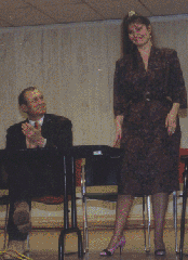 Вера Зубарева и Евгений Евтушенко. Поэт Года - 1991. 